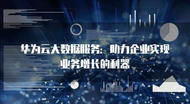 數據服務企業(yè)的核心支撐 數據處理與存儲支持服務