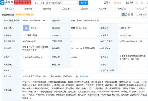 京東關(guān)聯(lián)企業(yè)布局數(shù)字科技新賽道，動漫動畫設(shè)計與數(shù)據(jù)處理業(yè)務(wù)齊頭并進